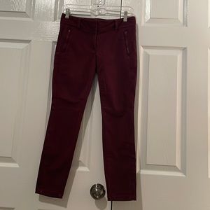 LOFT Skinny Zipper Pocket Pant